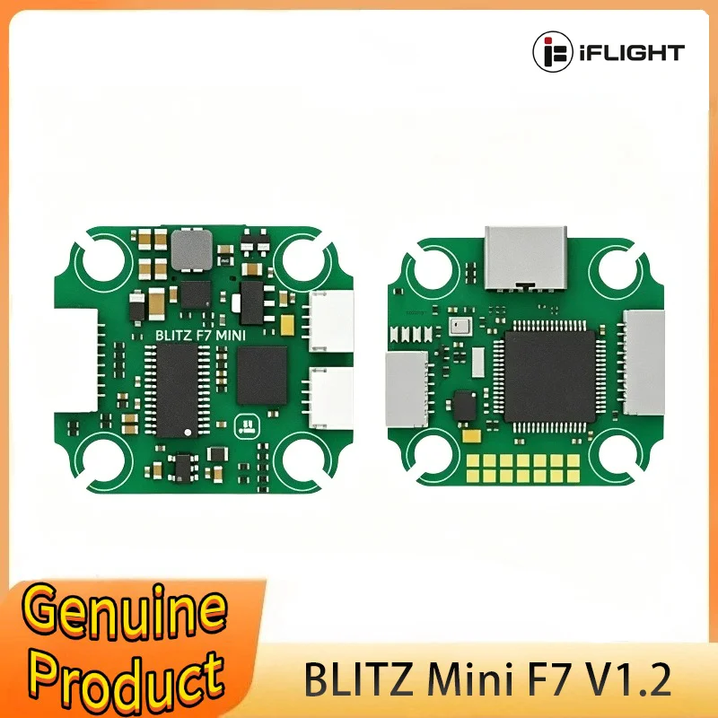 

IFlight BLITZ Mini F7 V1.1 Flight Controller BMI270 F722 W/OSD Support Smartaudio/IRC Tramp VTX Protocol 20x20mm for FPV Drone