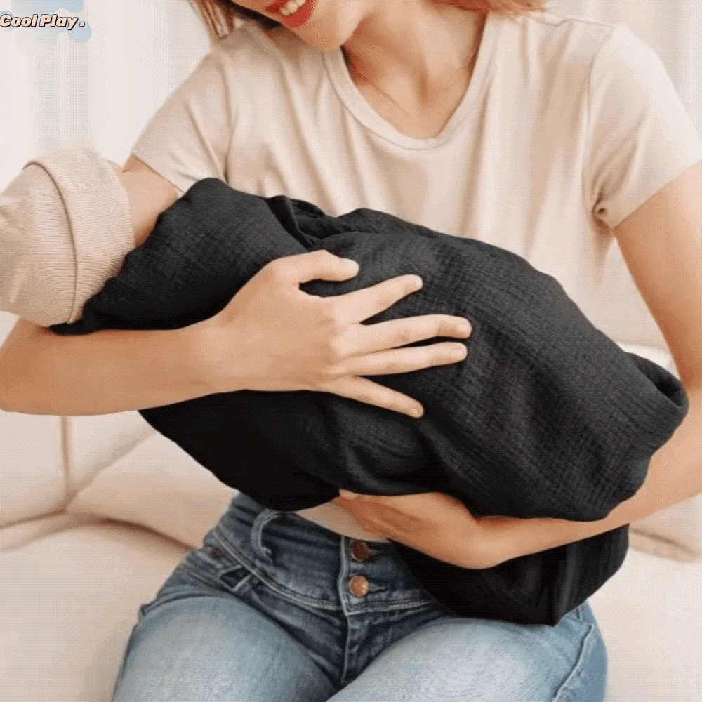 

Solid Color Maternal Nursing Covers 2 in 1 Soft Feeding Clothes Comfortable Breathable Breastfeeding Blanket Baby Car Seat Cover