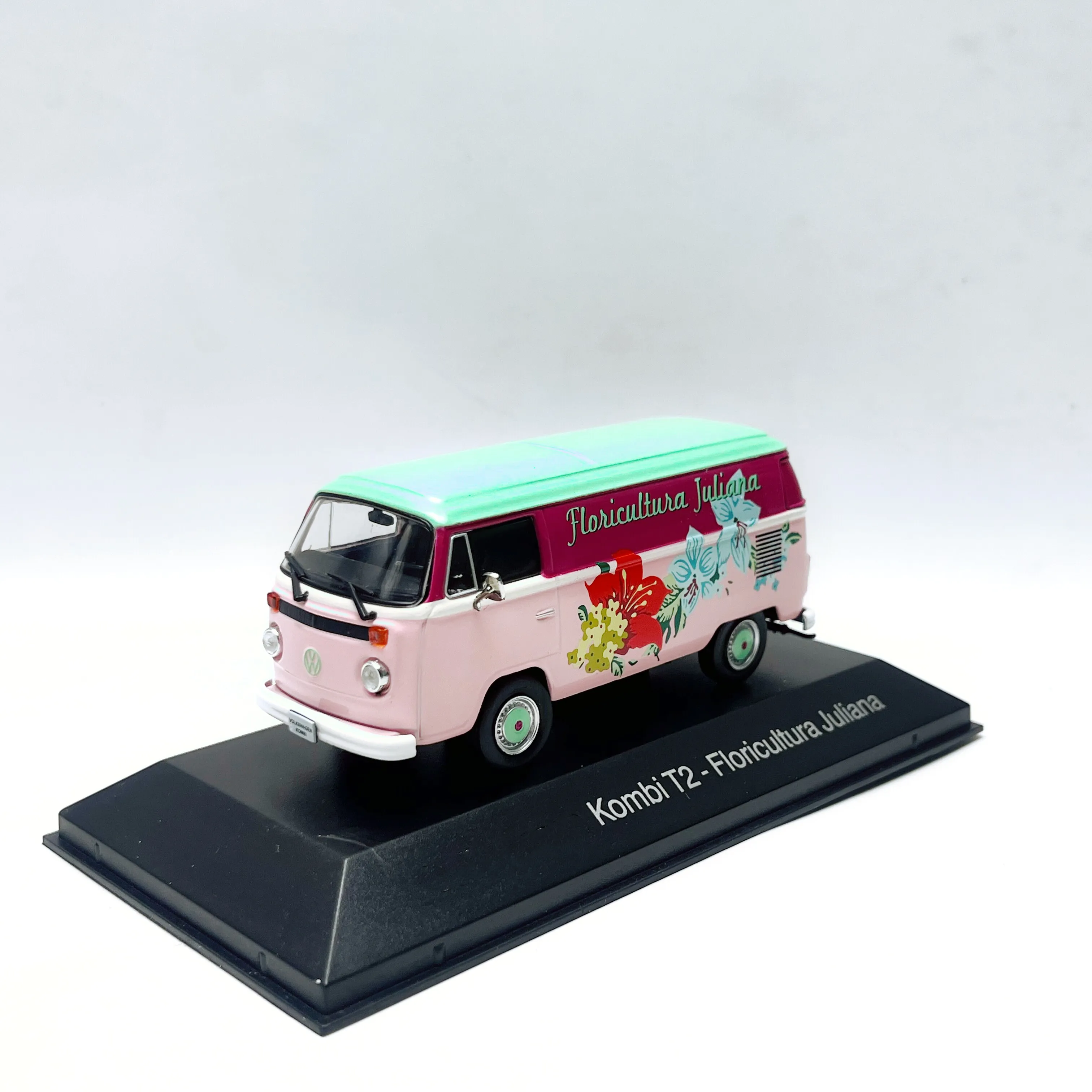 Modelo de Carro em Liga Metálica Diecast IXO Escala 1/43 VW T2 Kombi Van