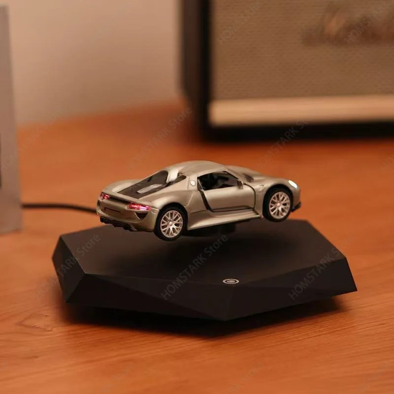 Magnetic Levitation Car Model Ornament, Cool Desktop Decor For Valentine Mid‑Autumn Boyfriend Business Gift Household Spare Part