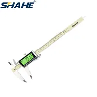 SHAHE Backlight Caliper 8” Electronic Digital Caliper Extra Large LCD, Vernier Caliper with Stainless Steel Body and Metal Shell