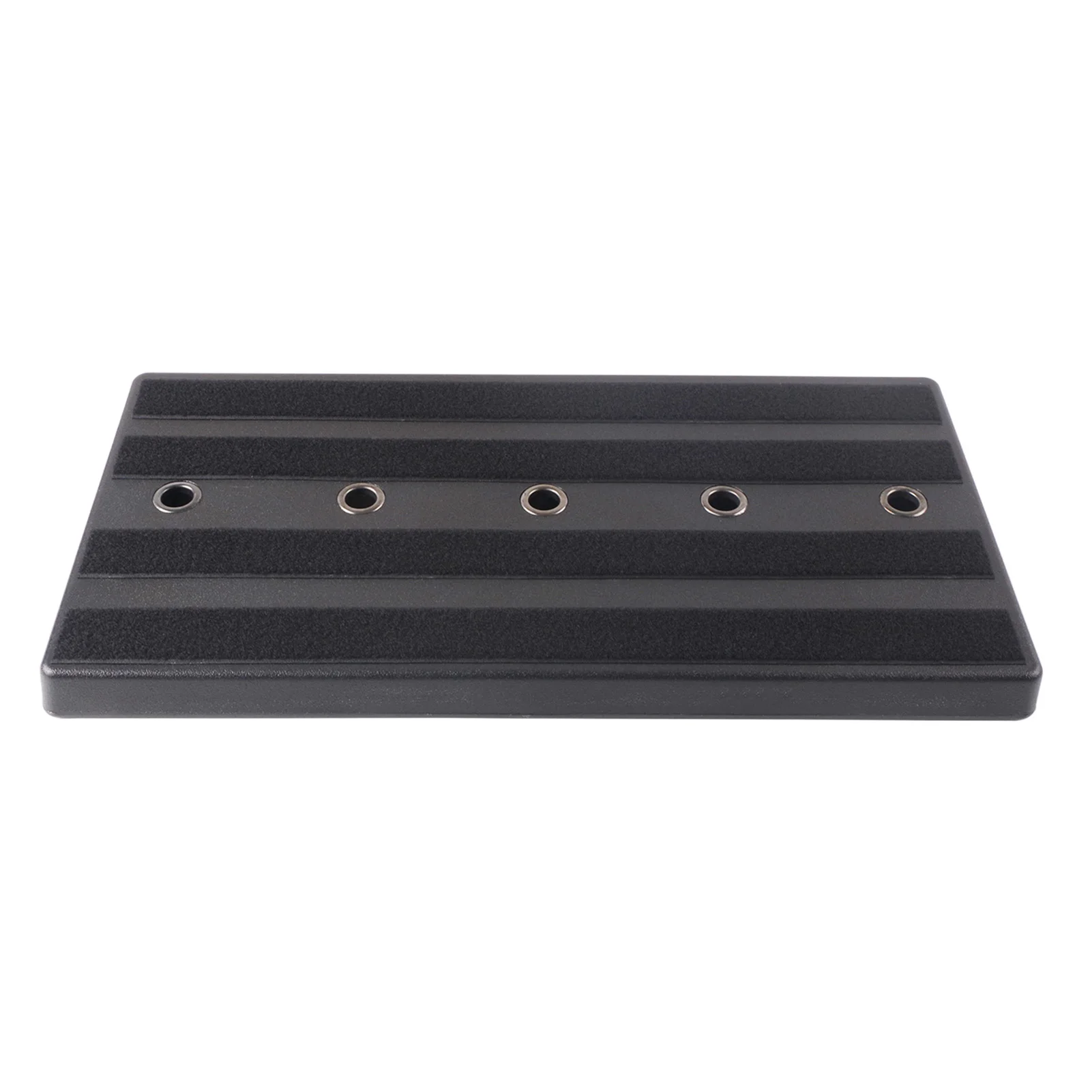 Rockhouse Guitar Pedal Board High-hardness PE Board with Compartment 11 Hole Storage Power Cord