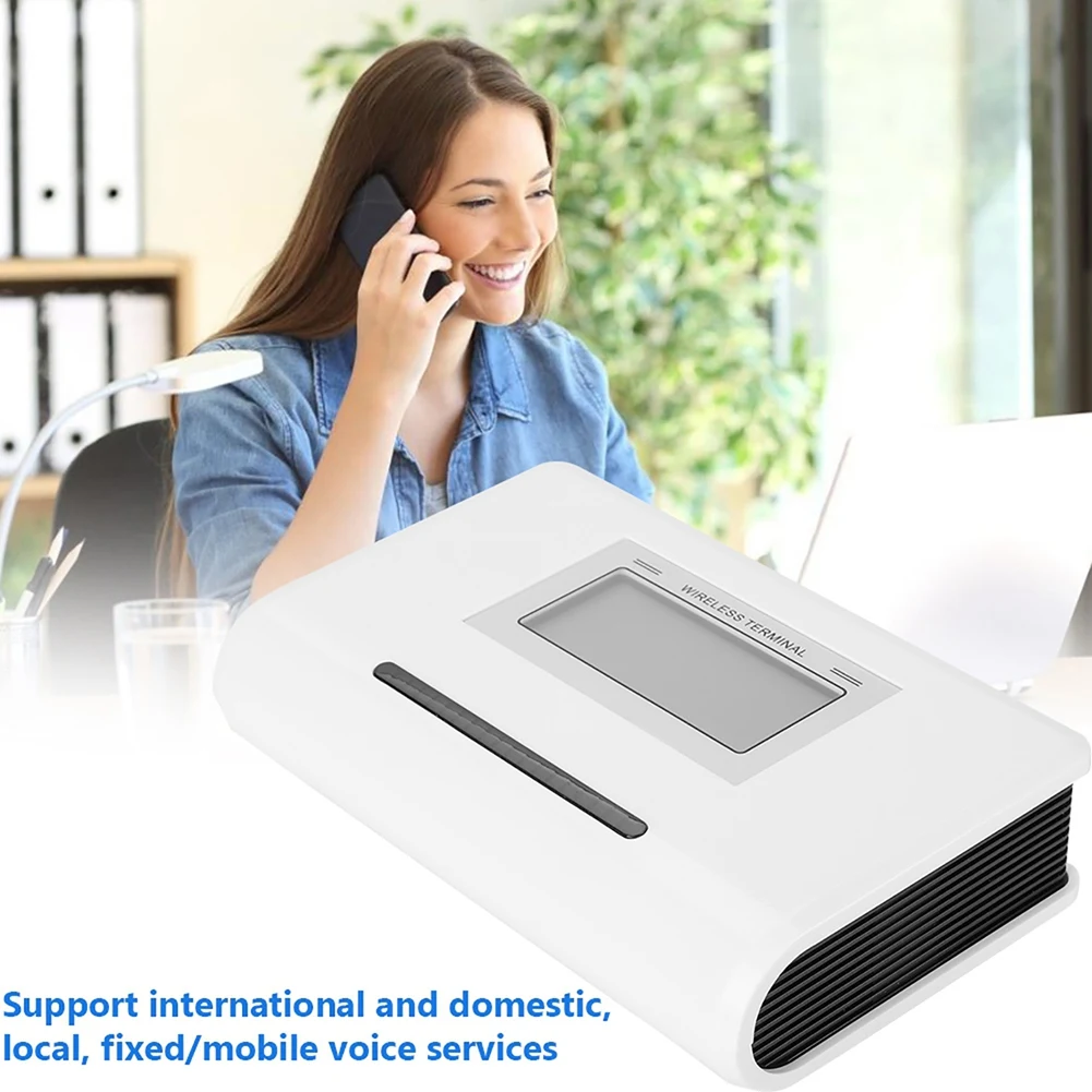 Terminal Inalámbrico Fijo Digital Essentials, Teléfono con Tarjeta SIM GSM, 1900/1800/900/850MHZ, Terminal Inalámbrico GSM, Enchufe Europeo