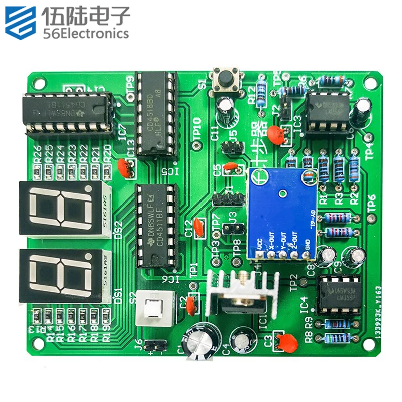 

Electronic Pedometer Access Panel Kit Welding and Soldering Spare Parts Electronic Assembly Kit