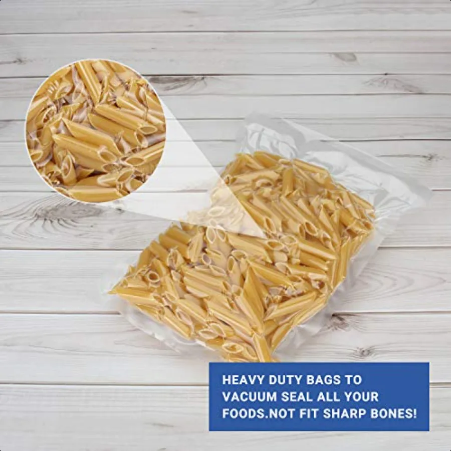 4 Rollen Vakuumbeutel 11 x 25' 2 Rollen 8 x 25' 2 Rollen Vakuumierrollen für Lebensmittelsparer Sous Vide Beutel Lebensmittelaufbewahrung kostenlos