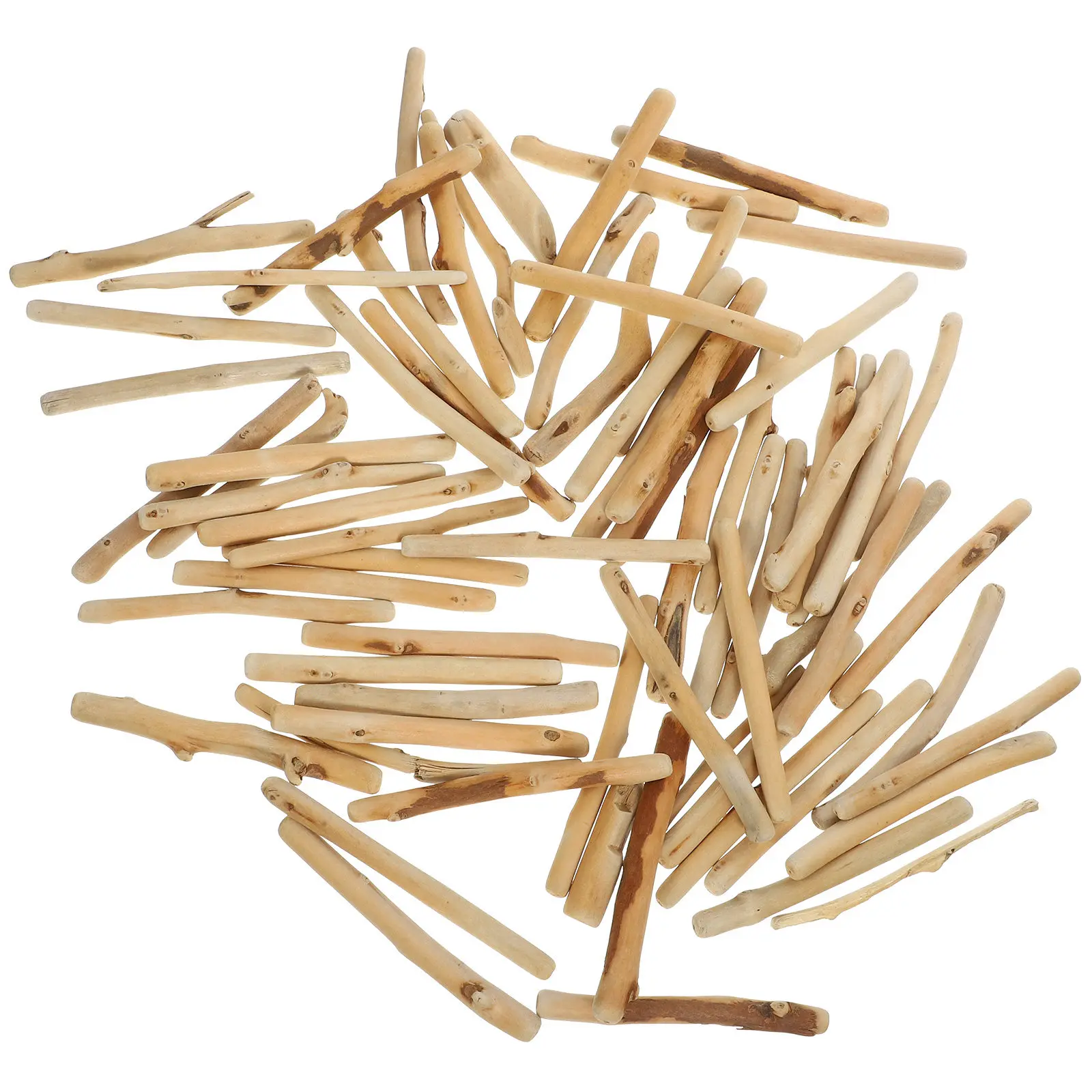 1 Juego de Decoración de Madera Flotante Natural, Piezas Cortas de Madera Real para Acuario, Adorno para Peceras, Hábitat para Camarones, Biofilm para Bajar el PH