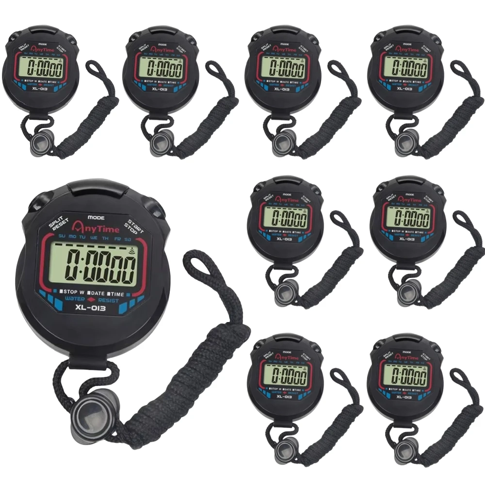 Cronometro impermeabile cronometro tascabile portatile cronometro sportivo digitale professionale Timer LCD Stop Watch Timer Tools