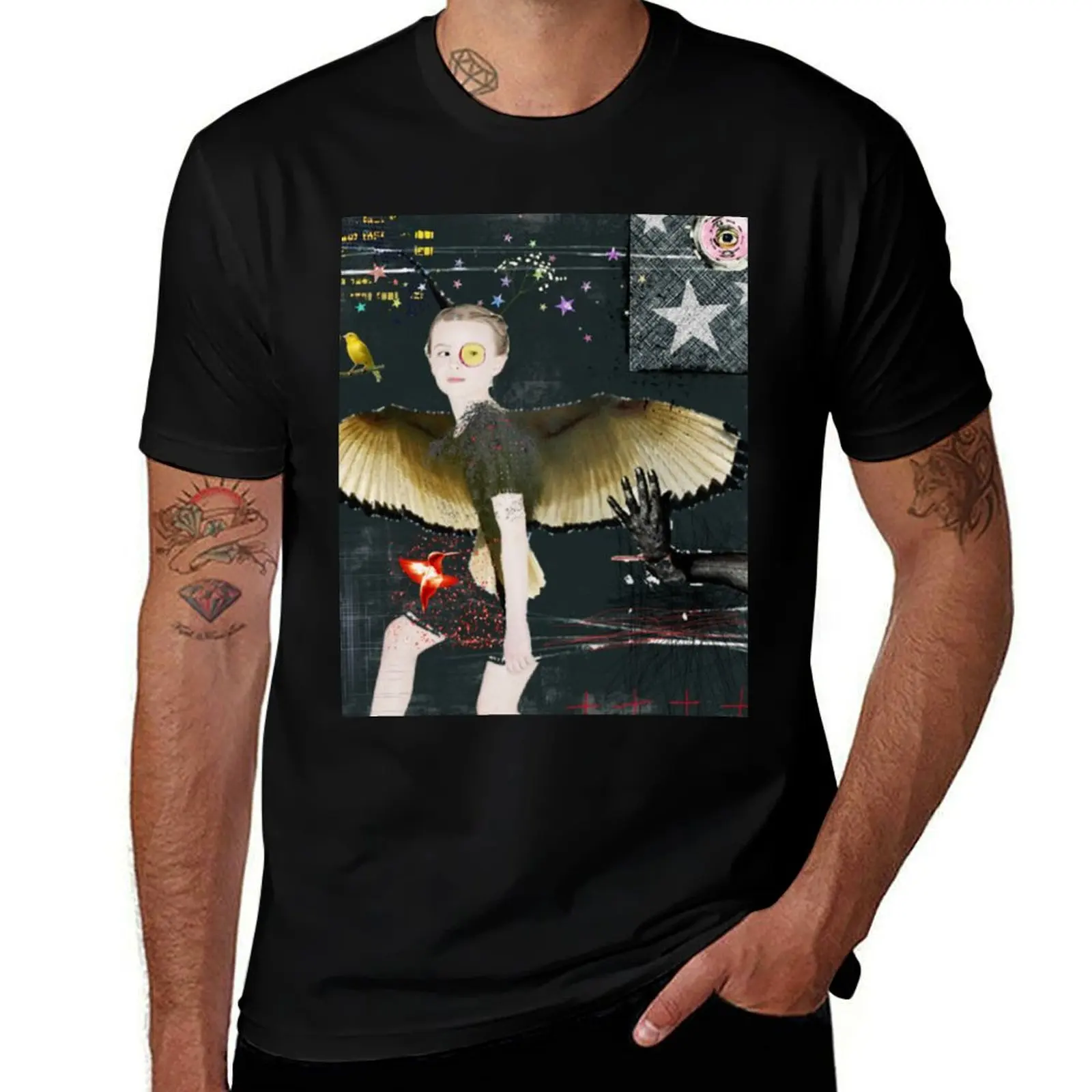 The Spaces In Between T-Shirt t shirts for man cotton soft T-Shirt