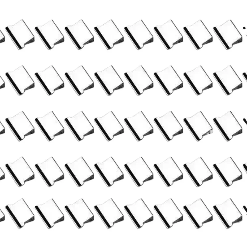 Staple Metal Clip Push Hand Paper Clipper with Refill Fixing Organizing Stapler Reusable Push Clamp for Document File