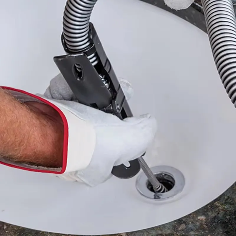 ماكينة تجريف أنابيب الصرف الصحي الكهربائية 120 واط عالية الطاقة التلقائي المرحاض المطبخ 19-28 مللي متر ماكينة تنظيف الأنابيب الأنابيب الحفارة الأنظف