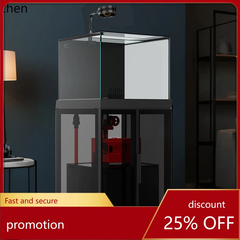 

Аквариум с фианитом для гостиной, большой, средний, маленький, нижний фильтр, аквариум для травы, ленивый, не требуется смена воды