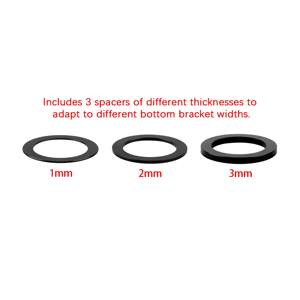 WUZEI 3/8 Bolt Direct Mount Carbon Fiber Mountain Bike Crank 8/9/10/11/12S Axle 24MM for SRAM XX1 X01 X1 GX Ultralight Crank