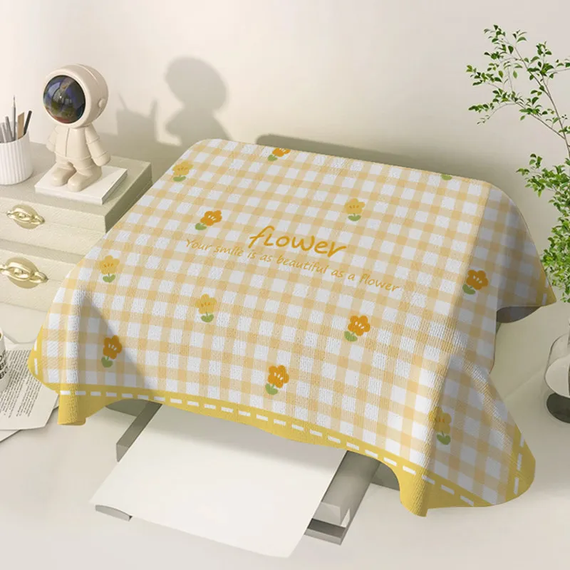 VIKAMA Cartoon Cat Print Dust Cover for Projector Rice Cooker Home Appliance