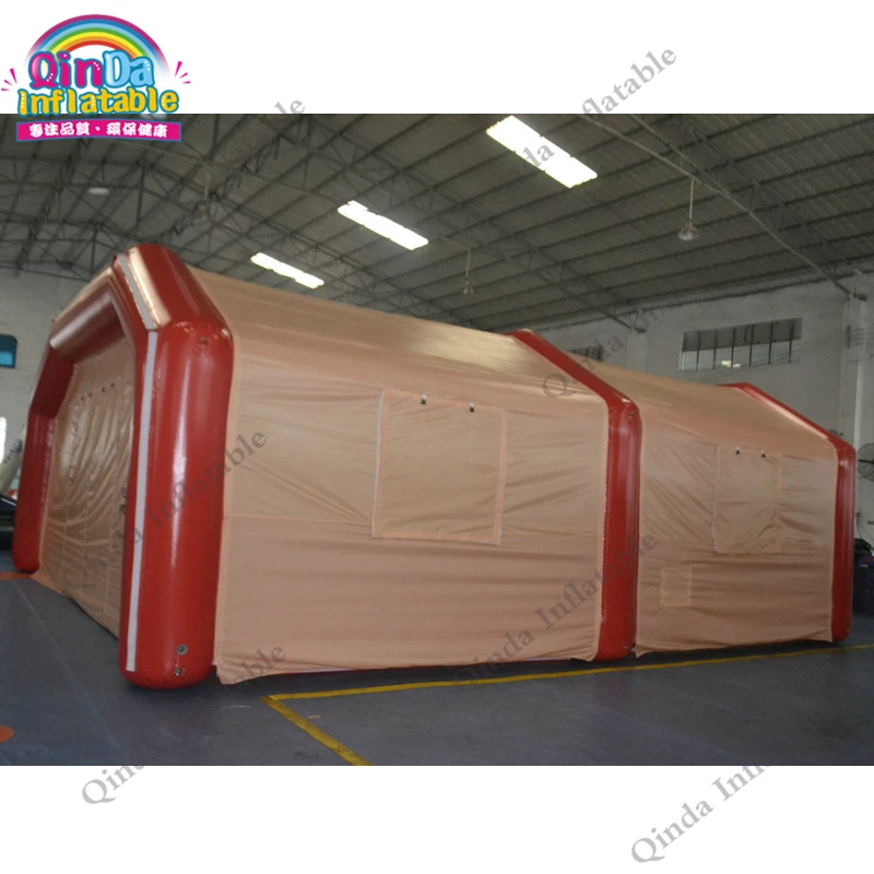 Tienda médica inflable duradera para hospitalar, tienda de aislamiento de desinfección militar, a la venta