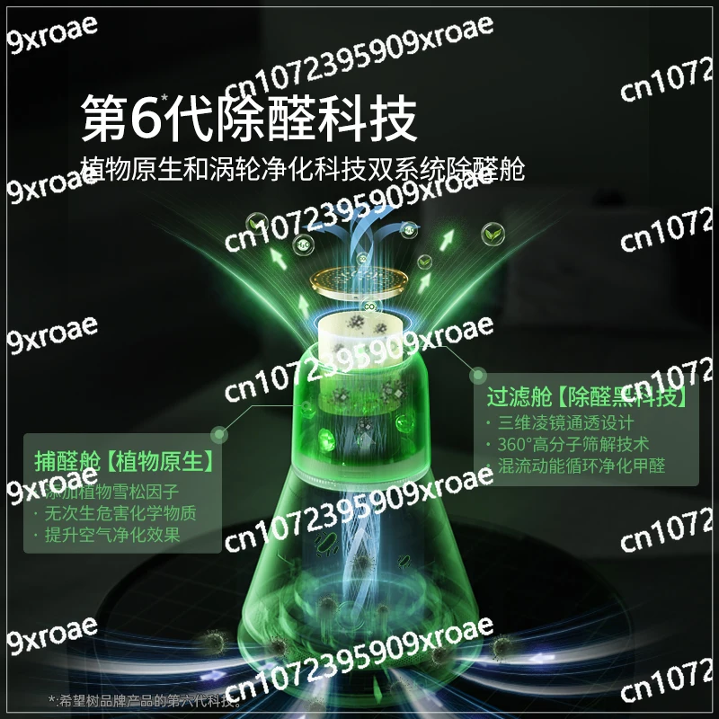 Formaldehyde Purifier Air Household Indoor Dual System Formaldehyde Remover Small Mini Bedroom Purifier