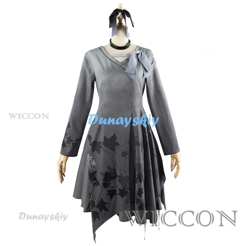 2025 11 ملون! Asahina Mafuyu فساتين وشعر مستعار 25 Nightcord OWN الباروكات أغطية الرأس PRSK أزياء المسرح المعبود الافتراضي