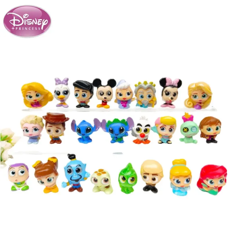 

20/30pcs Disney Doorables Princess Dolls Anna Elsa Olaf Dolls Cartoon Mini Size Model Figuras Toys for Kids Gift Random Send