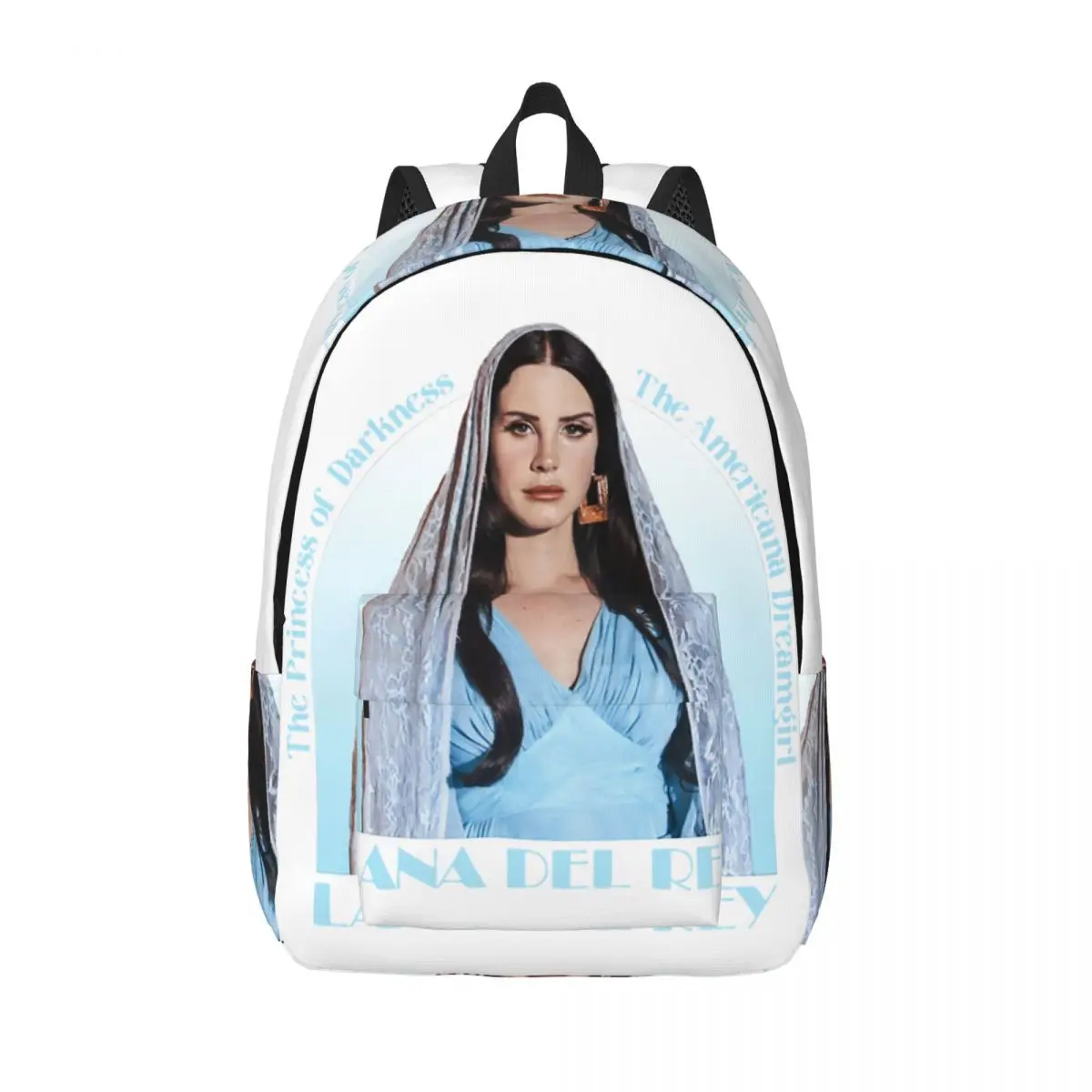 Lana Del Rey Backpack for Preschool Primary School Student Book Bags Boy Girl Kids Daypack with Pocket