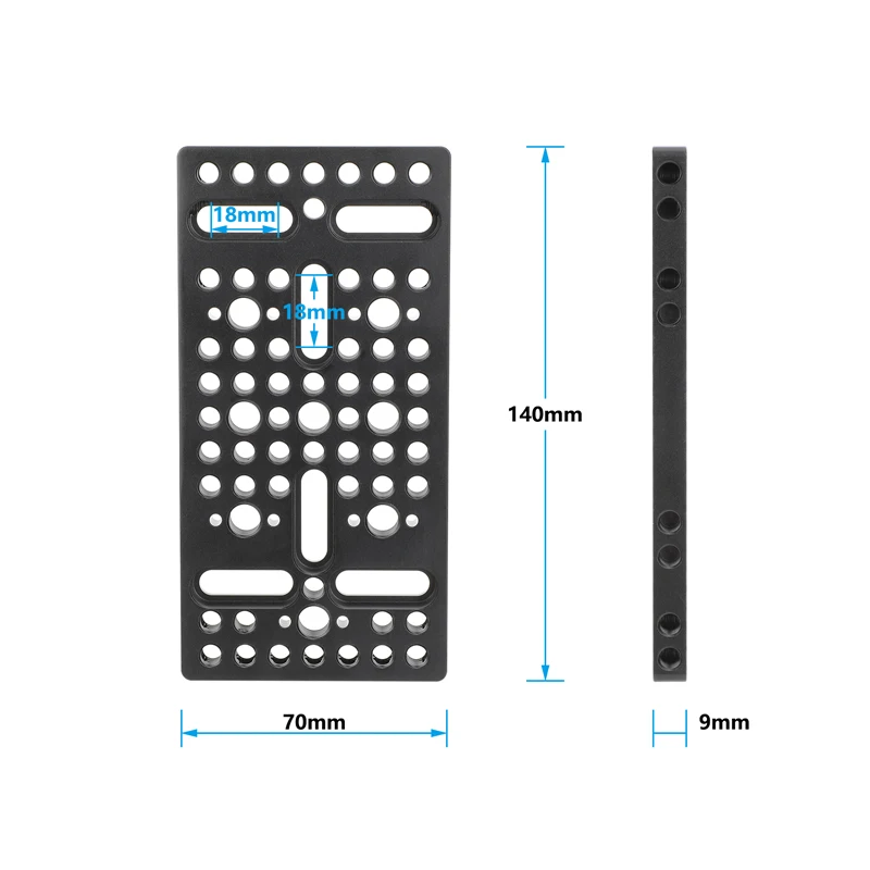 CAMVATE Universal Multi-Purpose Mounting Cheese Plate with ARRI Accessory Mount 1/4\