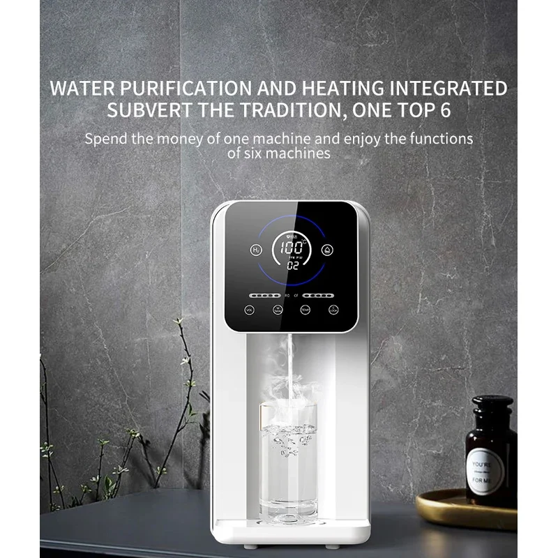 Home Use Smart Dispenser OEM Hydrogen Reverse Osmosis Water Filtration System Purifier