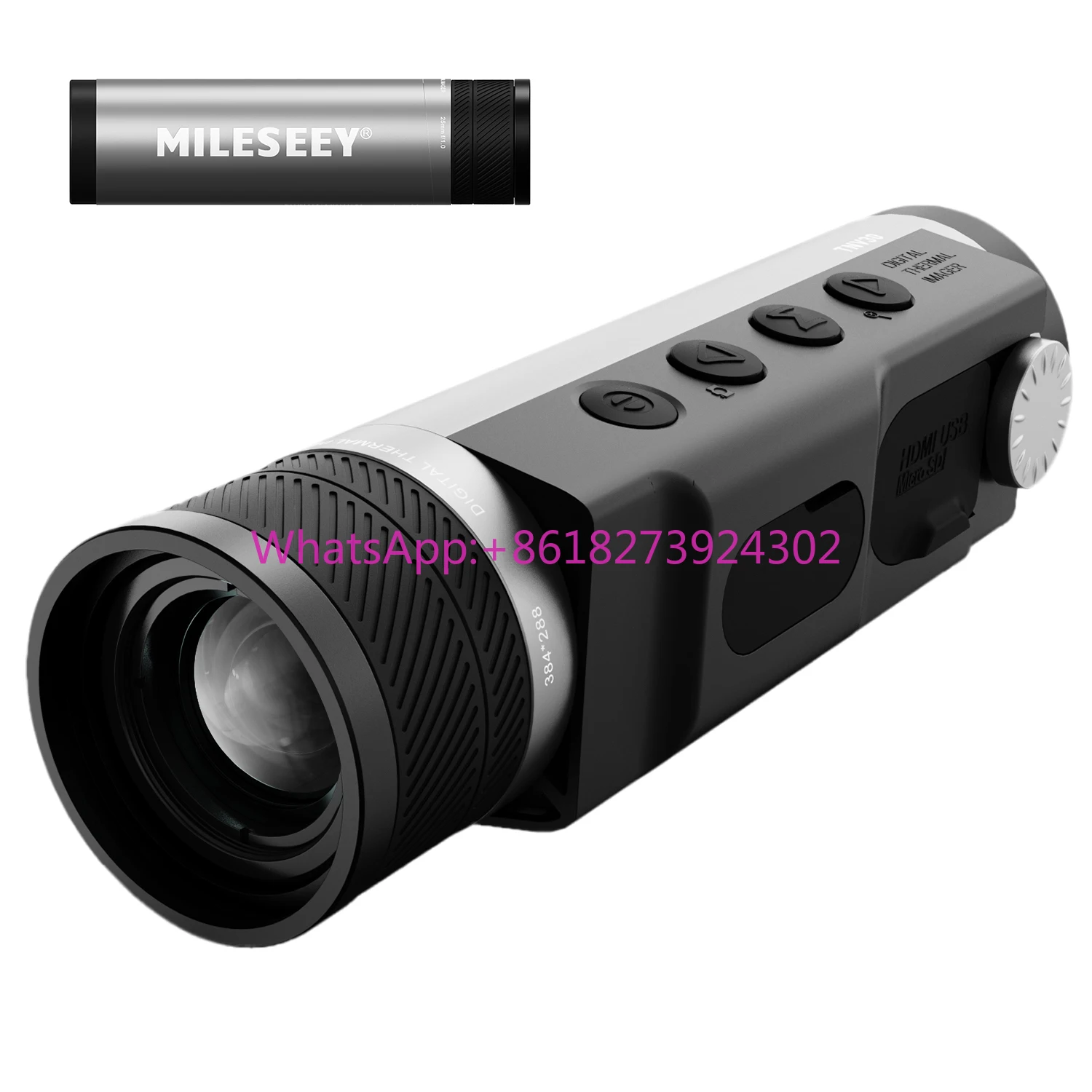 

MiLESEEY TNV60 High Detection Range Thermal Imaging Monocular Night Vision for Hunting, 8X Digital Zoom with OLED Display