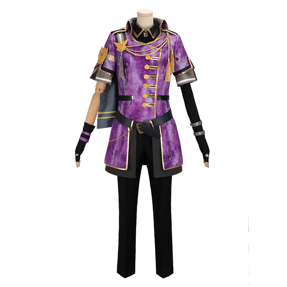 

Idolish7 Live 4bit Beyond The Period Isumi Haruka Cosplay Costume White And purple blue Tuxedo Full size customization