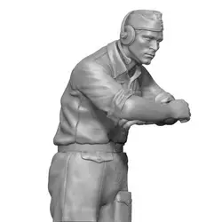 1/16 Scale Die-cast Resin Figure Model Assembling Kit Resin Mannequin Toy Soldier Unpainted