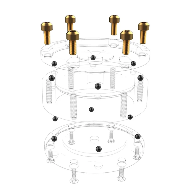 ​​Blackbox Hi-Fi Audio Vibration Isolation Foot Pad Feet Ceramic Damping Spikes for Speakers Amplifiers CD Players DACs​​