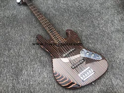 Electric Bass Guitar , 5 String Bass, Natural Color, High Quality bass guitar,Acrylic Pickguard,free shipping