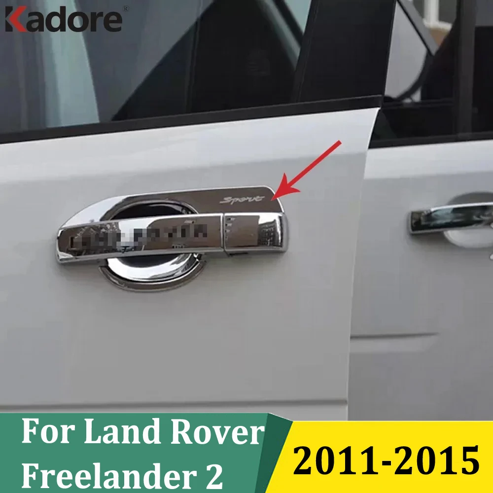 

Для Land Rover Freelander 2 2011 2012 2013 2014 2015 ABS хромированная боковая дверная ручка чаша накладка внешние аксессуары автомобиля