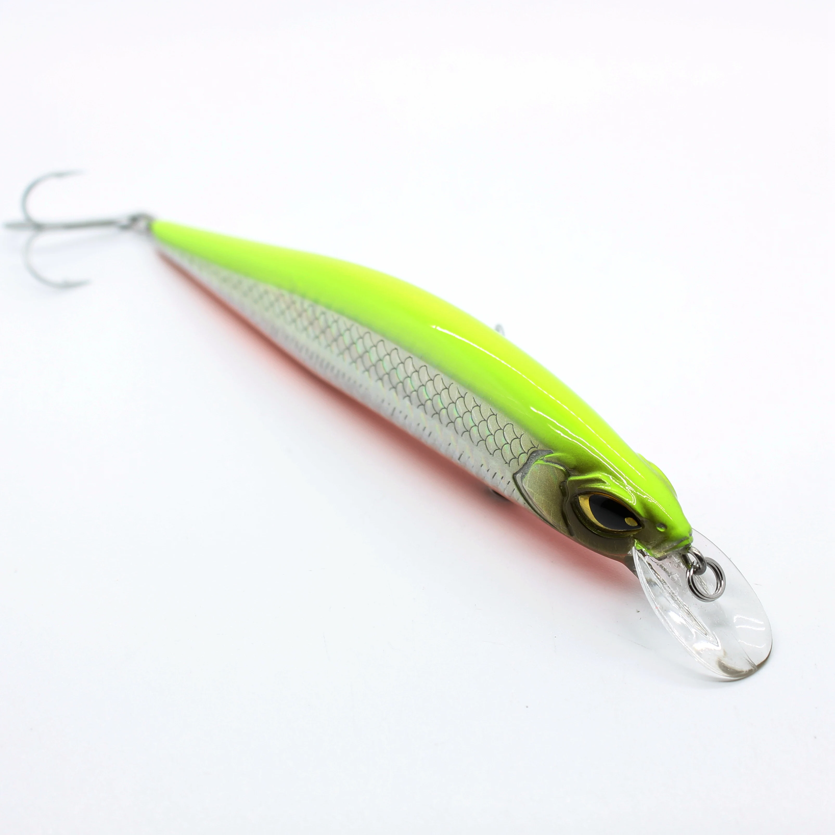 Aoclu-Floating Minnow Hard Bait Wobbler, Ruck köder, Tauchen, 1,8 m, tiefes Magnet gewicht, See barsch killer, VMC-Haken, 135mm, 18,7g – Detail 7