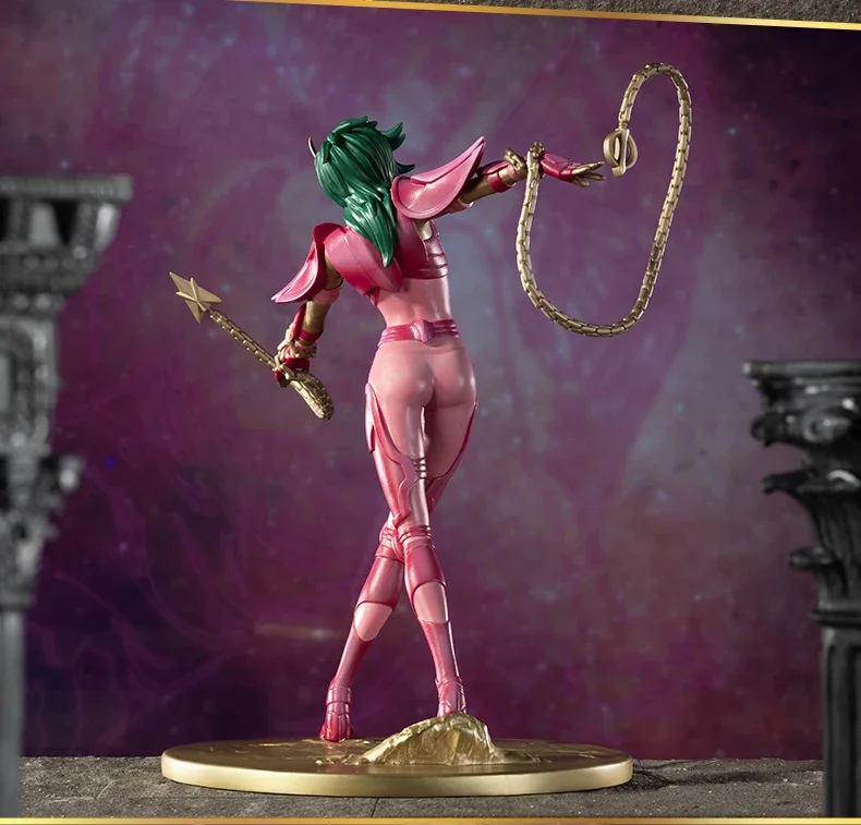 TONGSHIFU Pure Copper GK Andromeda Shun Saint Seiya Myth Cloth EX Collection Metal Statue Anime Model Figure Toys Hobby