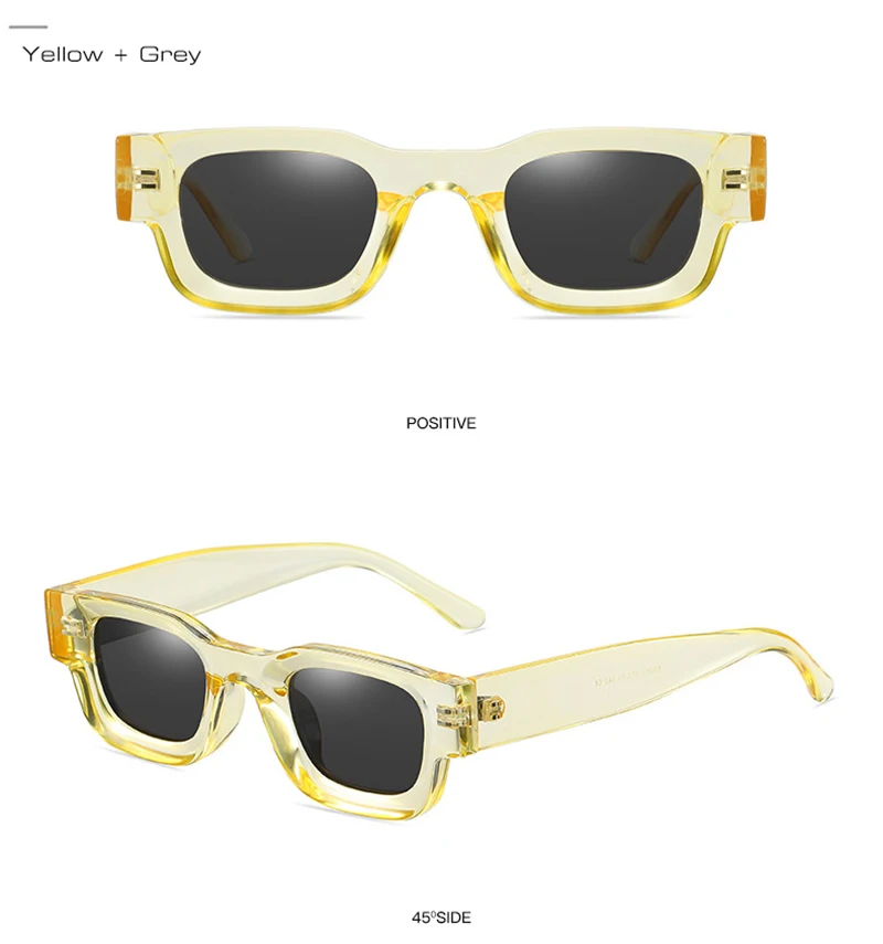 SHAUNA Vintage kleine quadratische polarisierte Sonnenbrille, modische Anti-Blaulicht-Brillengestelle – Detail 10