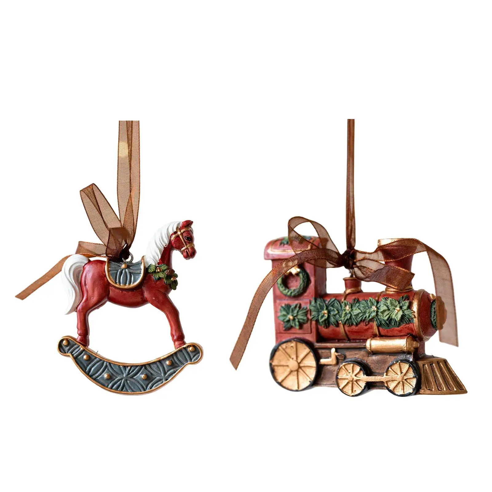 

3D смоляная подвеска в виде рождественской елки, подарок для украшения дома и праздника автомобиля, подвеска