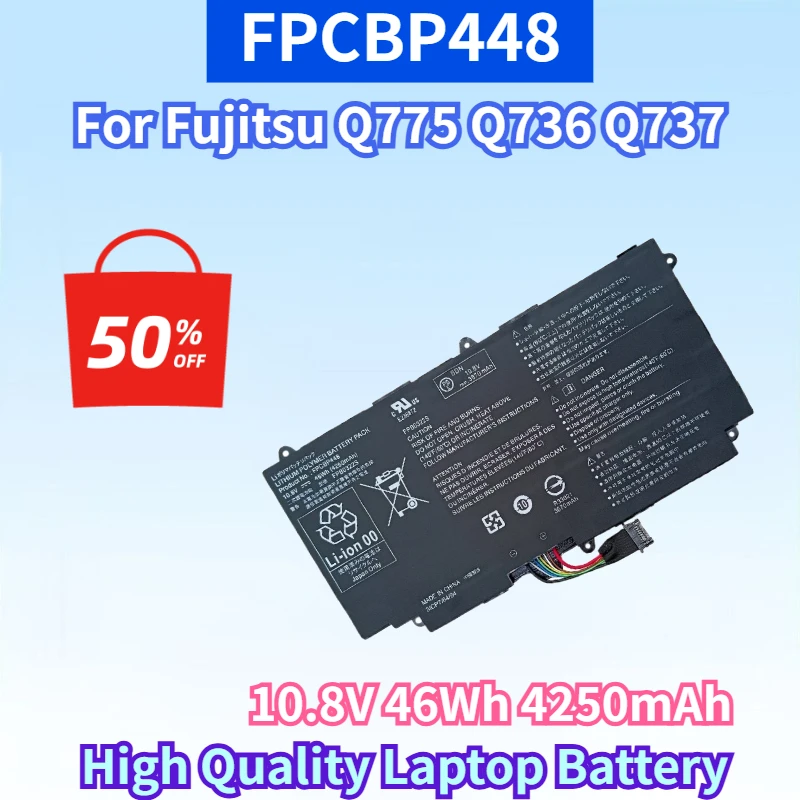 Новая аккумуляторная батарея FPCBP448 10.8V 46Wh 4250mAh для Fujitsu Q775 Q736 Q737 CP675904-01 FPB0322S, высококачественная батарея для ноутбука