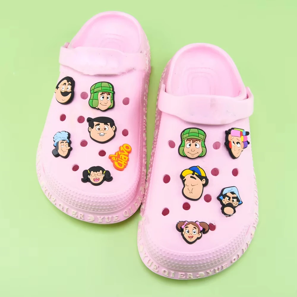 9-110 Uds. EL Chavo serie de dibujos animados dijes para zapatos accesorios para zapatos decoraciones pulsera apta zuecos clásicos regalo de fiesta
