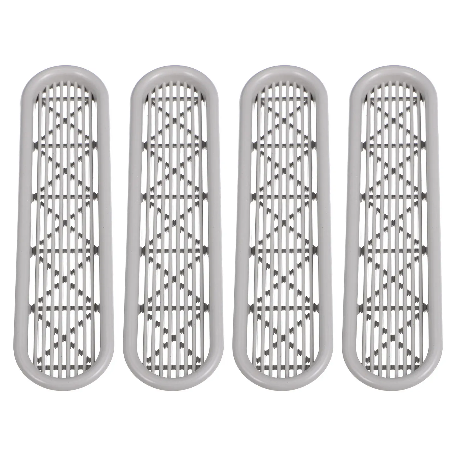 

Комплект из 4 пластиковых вентиляционных решеток для шкафа: дышащая сетка, современный дизайн, для охлаждения и циркуляции воздуха