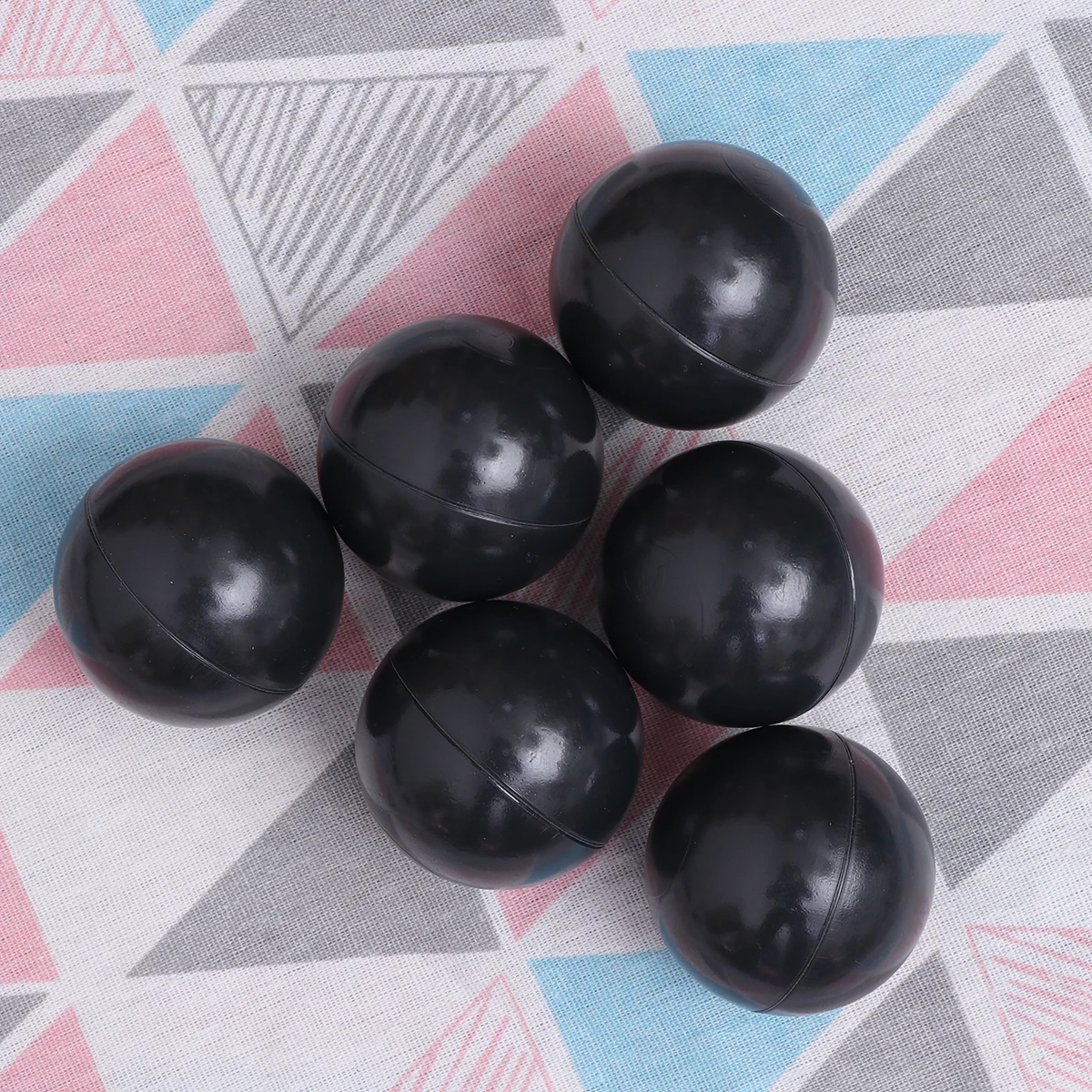 50 PCS 목욕 장난감 플라스틱 공 구덩이 공 식품 등급 어린이 검은 교육 어린이