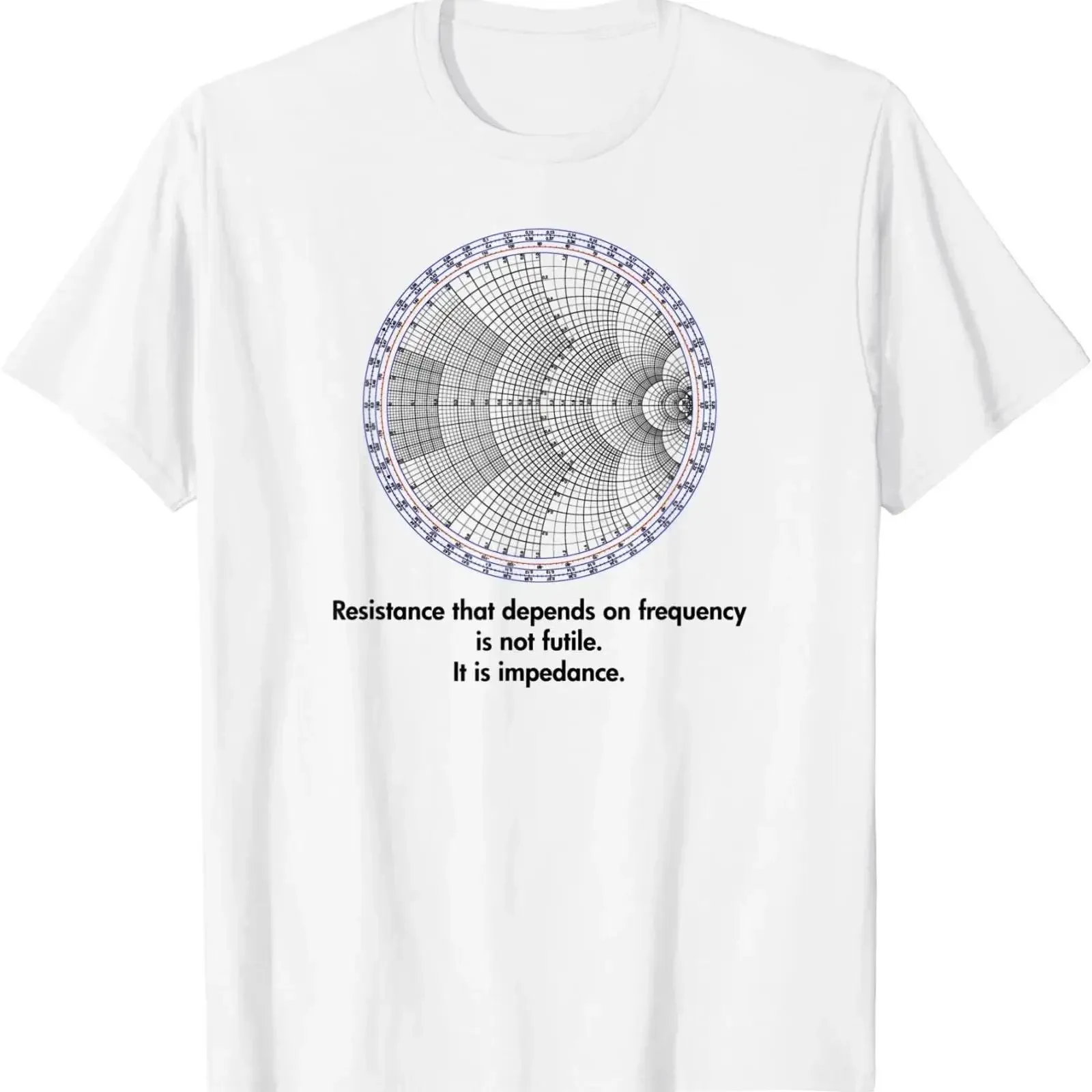 HOT SALE Radio Electrical Electronic Engineer Smith Chart T Shirt S 5XL vintage Washed Unisex Breathable designer clothes