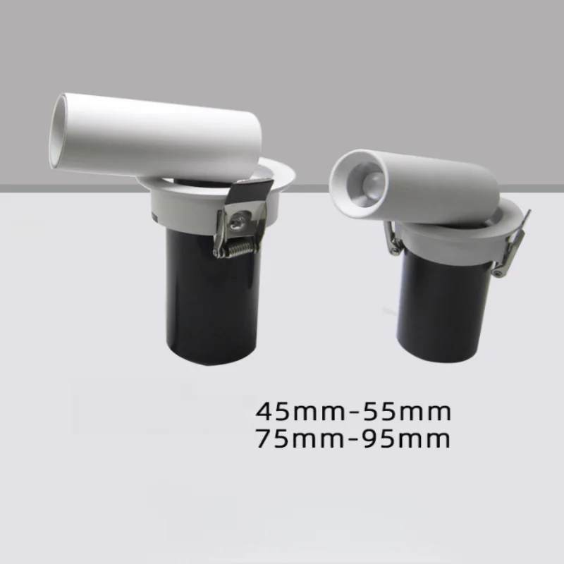 

Растягивающиеся небольшие точечные светильники со встроенными регулируемыми углами, диаметром открытия 45/55/75 мм.