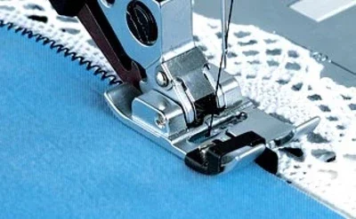 Pfaff Sewing Narrow Edge Presser Foot With IDT Stitch In The Ditch # 820609096