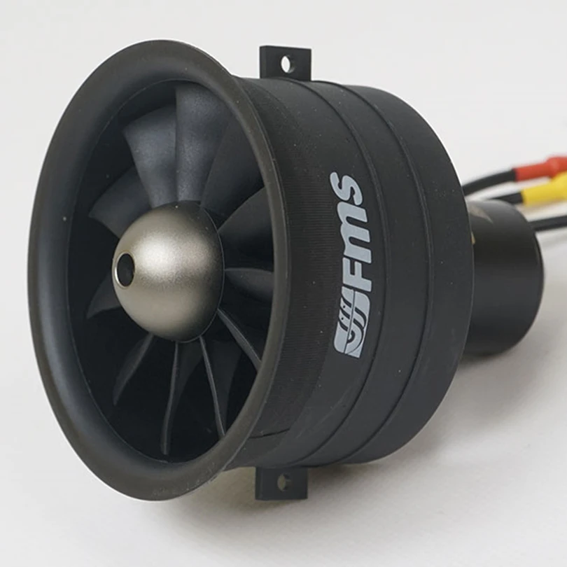 FMS 64mm Ducted Fan Jet EDF Unit 11 blade With 2840 KV3900 Motor (Optional) 3S V2 Engine Power System RC Airplane Model Plane