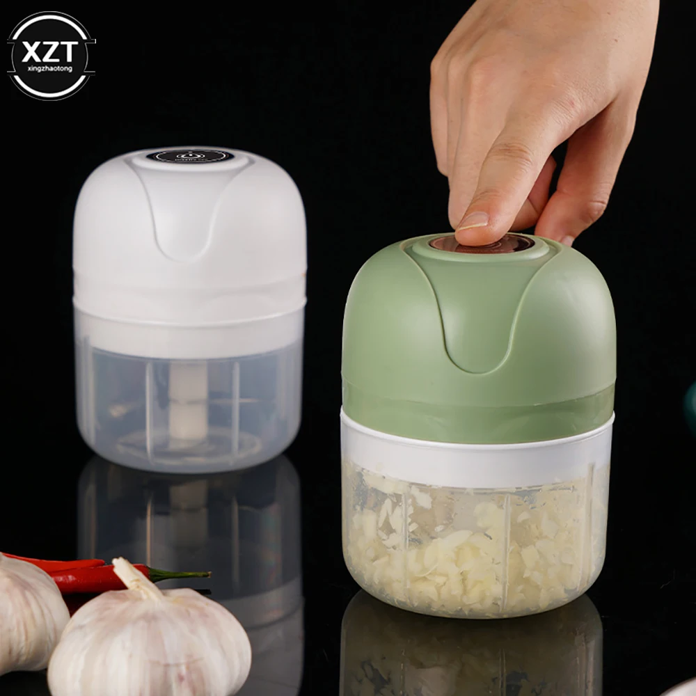 Mini Home Cooking Machine Electric Garlic Mashers Kitchen Tools Vegetable Crusher Electric Garlic Chopper