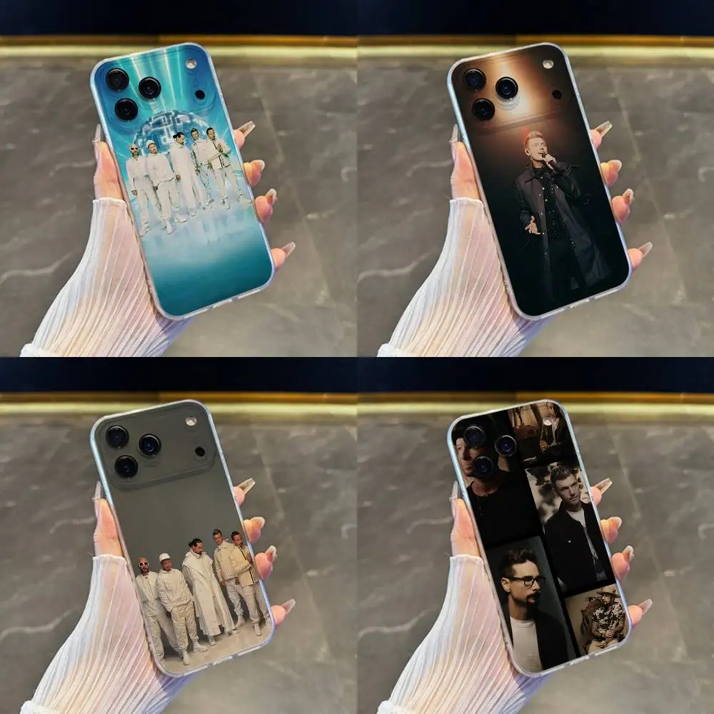 

B-Backstreet Boys BSB Phone Case For iPhone 17,16,15,14,13,12,11 Pro,Max,Plus,X,XS,XR,SE4,E Mini Transparent Soft Cover