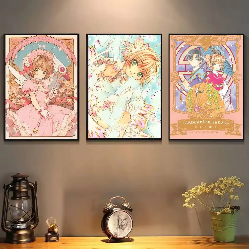 Аниме C-Cardcaptor Сакура плакат искусство с принтами украшение дома спальня гостиная подарок
