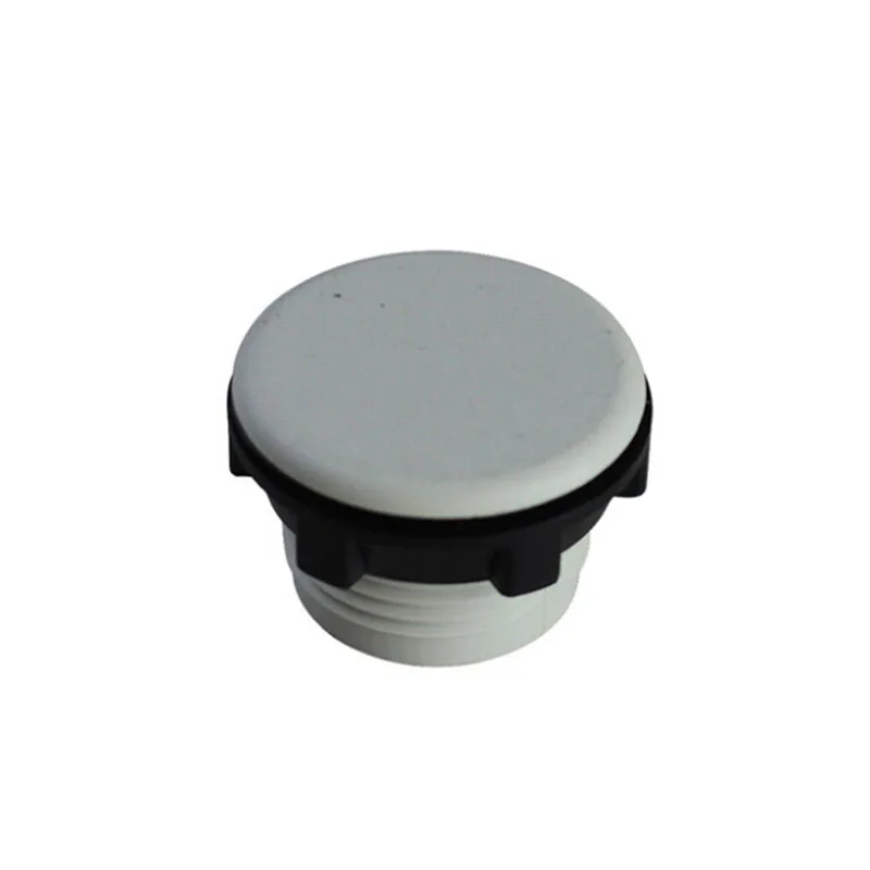 Black 22mm pushbutton switch panel plug  plastic pushbutton panel cover cap Gray