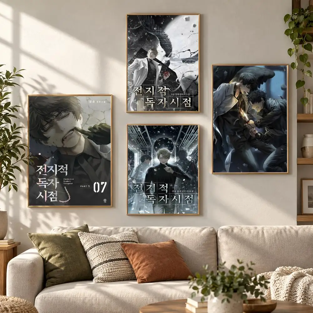 Novel O-Omniscient Readers Viewpoint Poster HD Waterproof Aesthetic Wall For Home Decor Trendy Durable Easy To Apply Art