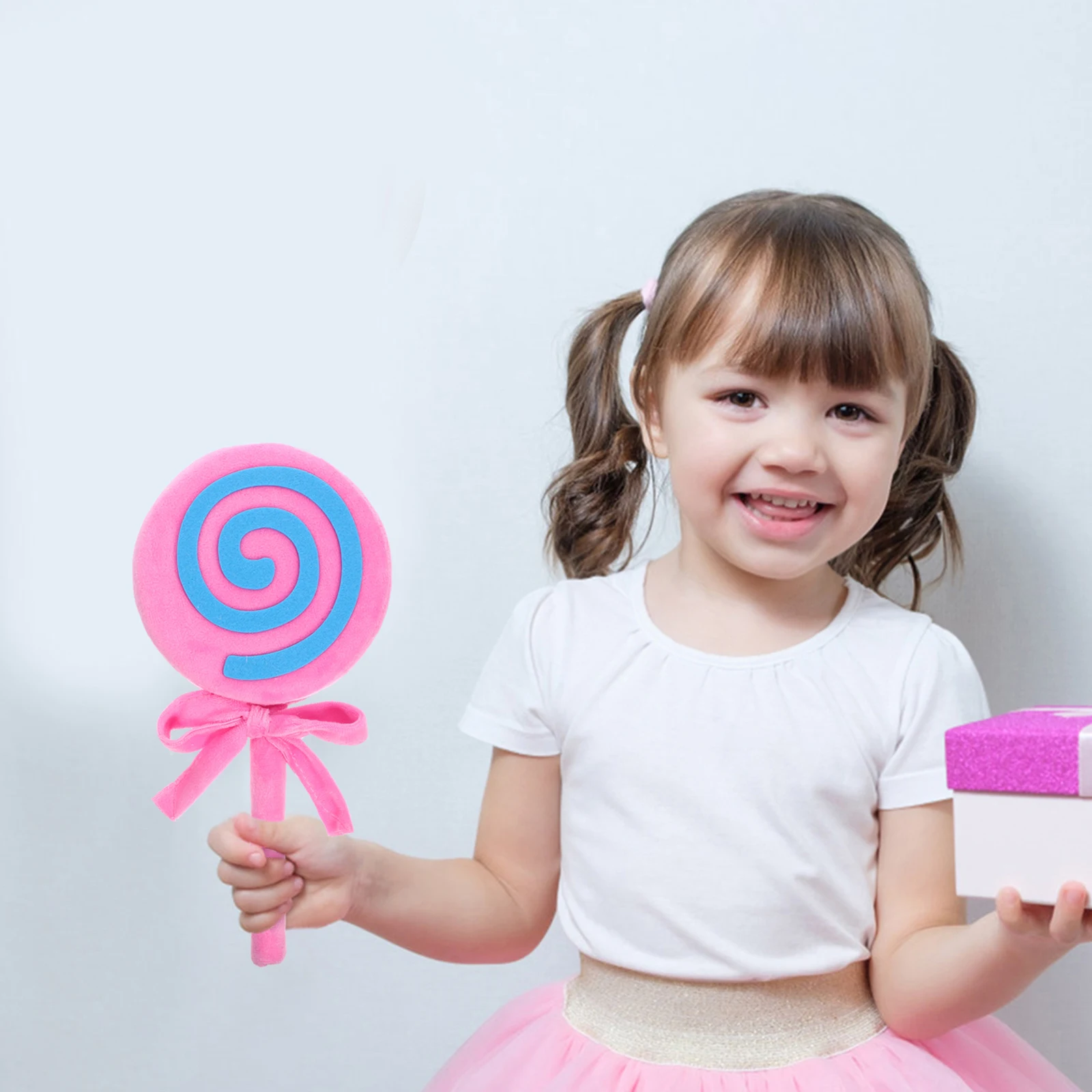 

Lollipop Props Large Candy Decorative Fake s Christmas Photo Necklace Cloth Decoration Lollipops