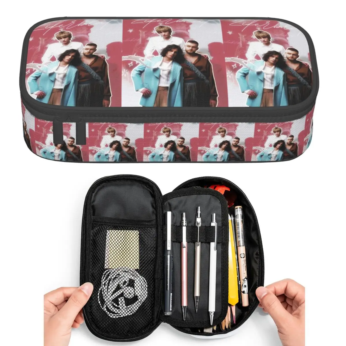

Ziferblat Bird Of Pray Ukraine Eurovision 2025 Pencil Cases for Student Pen Box Pencil Bag Large Storage Pencil Pouch Pen Holder