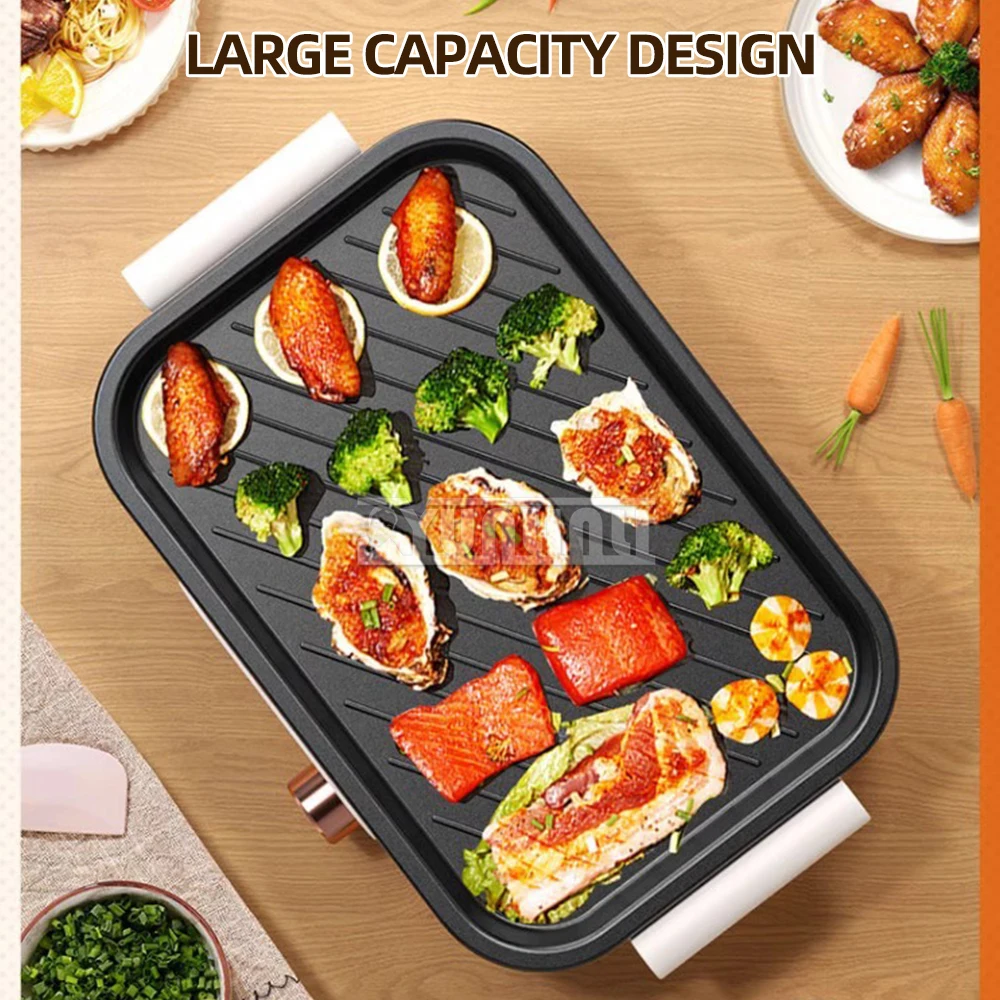 Household Non-Stick Mini Grill Smokeless Barbecue Machine Pancake Pan Electric BBQ Parrilla Barbacoa